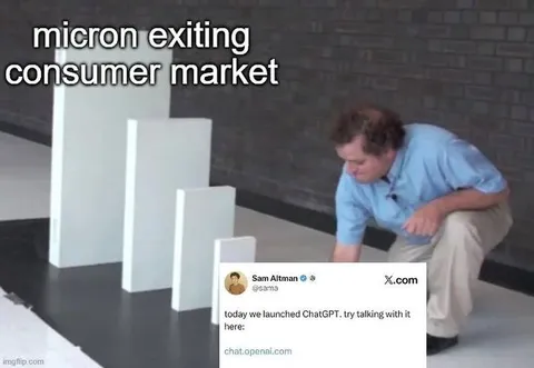 Micron Exiting the Consumer Market