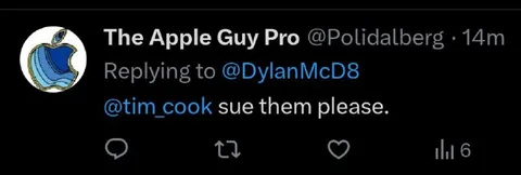 Apple Guy Says Sue Them