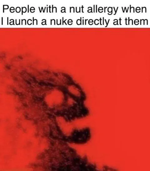 Nut Allergy Versus Nuclear Strike