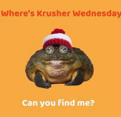 Where's Krusher Wednesday Frog