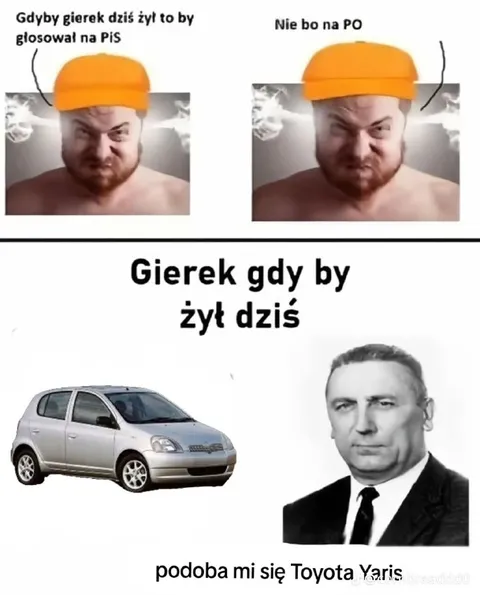Gierek i Toyota Yaris