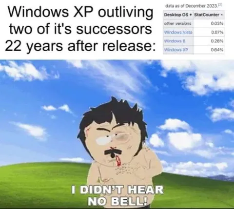 Windows XP Still Outliving Successors