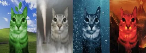 Коты четырёх стихий
