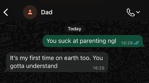 Dad's First Time on Earth