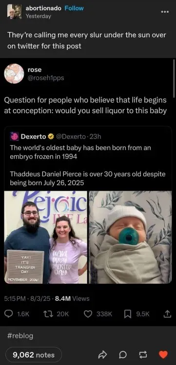 Oldest Baby Embryo Joke