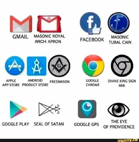 Tech Logos as Masonic Symbols