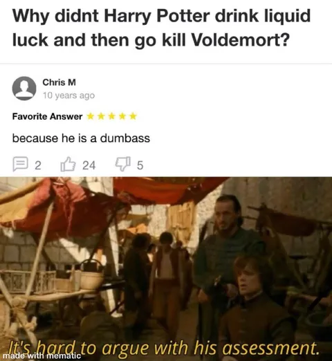 Harry Potter Liquid Luck Joke
