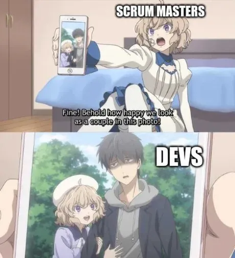 Scrum Masters and Devs Couple Photo