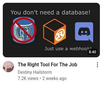 You Don't Need a Database