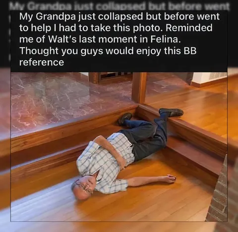 Grandpa's Breaking Bad Reference