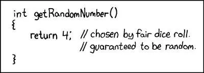 Fair Dice Random Number