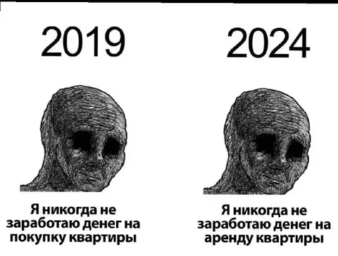 Невозможность купить и снять квартиру