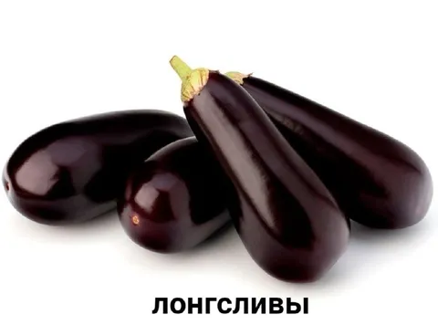 Лонгсливы из баклажанов