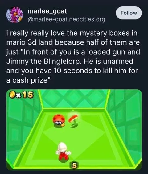 Mario 3D Land Mystery Boxes