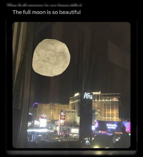 The Full Moon Is So Beautiful