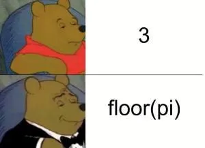 Винни-Пух и floor(pi)