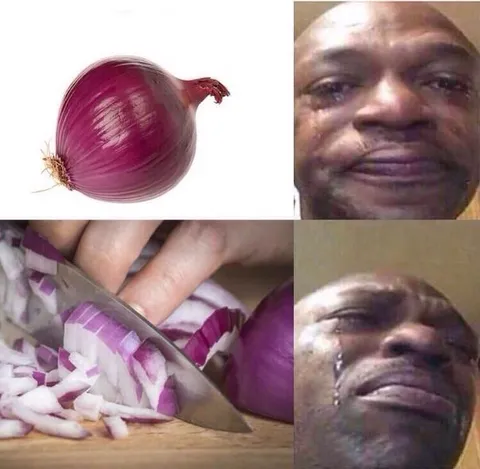 Crying While Cutting Onions