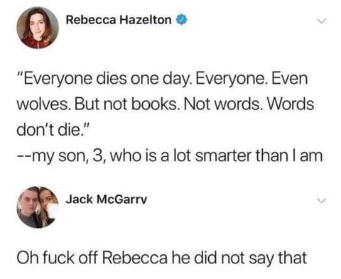 Toddler Misquotes His Son