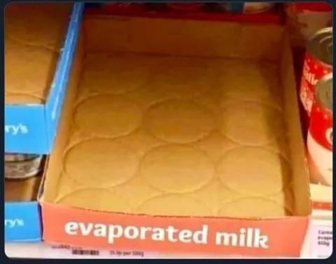 Evaporated Milk Box Surprise