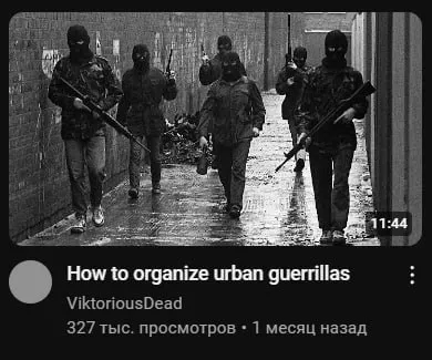How to Organize Urban Guerrillas