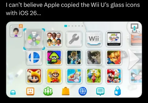 Apple Copied Wii U Icons