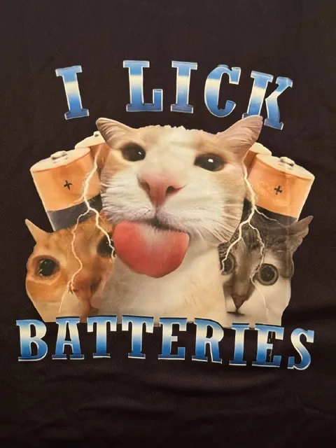 Cats Lick Batteries