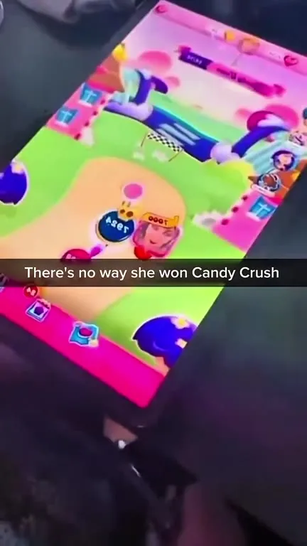 There's No Way She Won Candy Crush