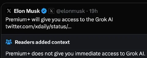 Premium+ Grok AI Fact Check