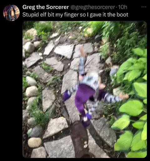 Elf Gets the Boot