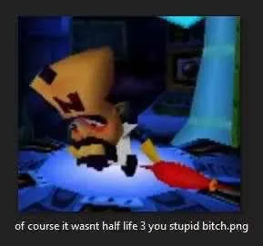 Half-Life 3 Disappointment