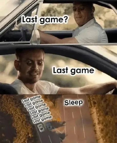 Last Game Before Sleep