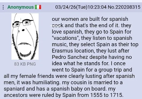 Spanish Men Obsession Rant