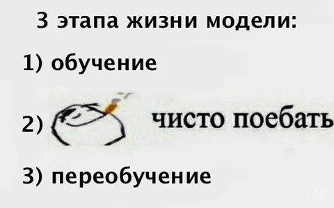 Три этапа жизни модели