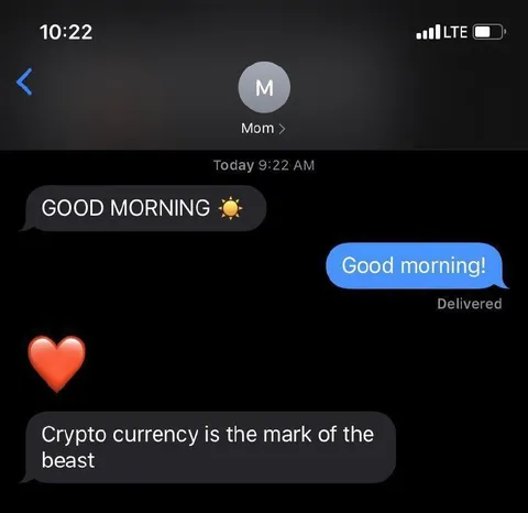 Mom warns about crypto