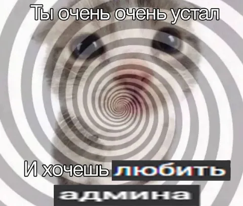 Очень устал и люблю админа