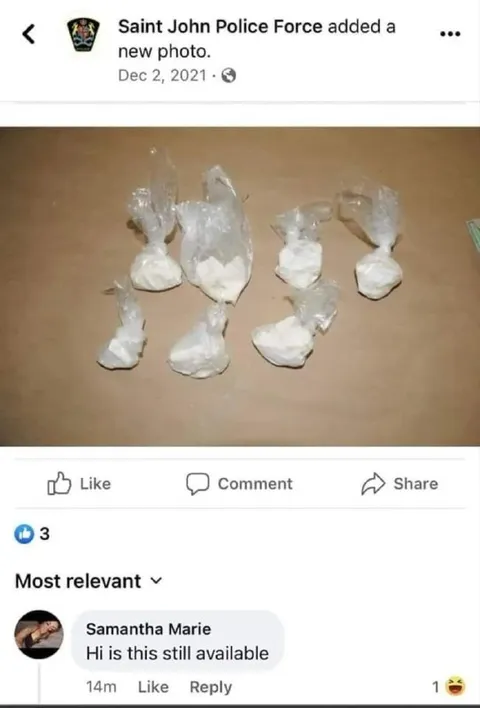 Police Drug Bust Comment