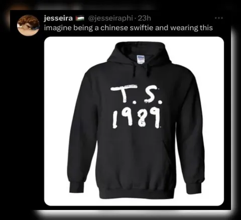 Chinese Swiftie 1989 Hoodie