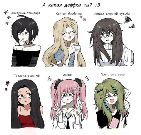 А какая дефка ты? :3
