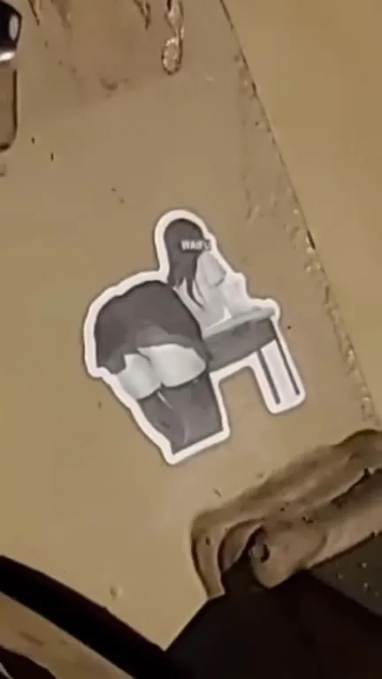 Sticker Turns Into Giant Machine