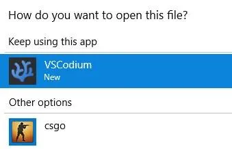 How Do You Want to Open This File?