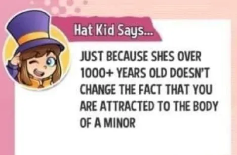 Hat Kid Calls Out Immortality