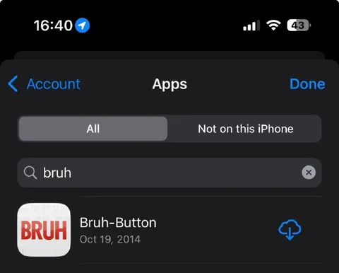 Bruh Button App