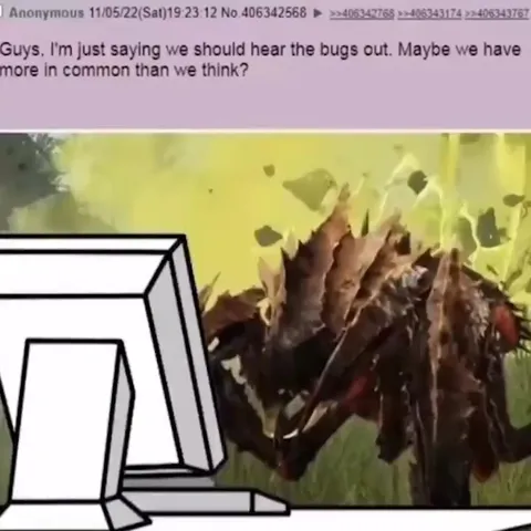 Hear the bugs out, bozo