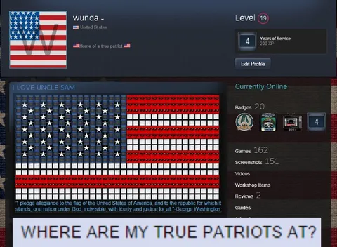 Where Are My True Patriots At