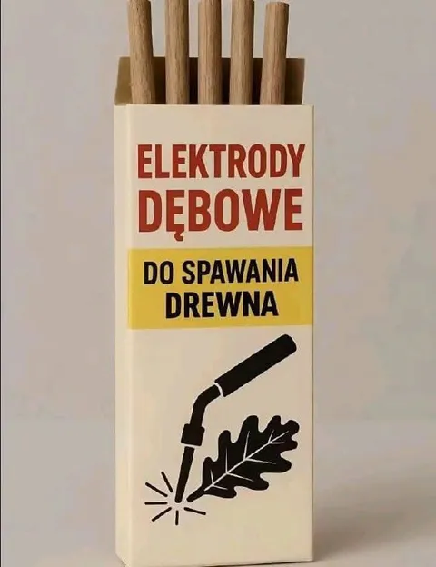 Elektrody do spawania drewna