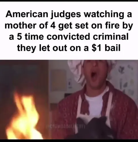 Judges Watch Someone Burn