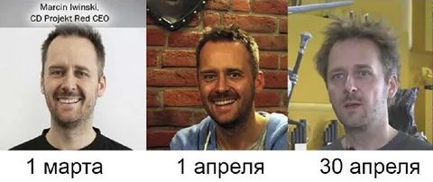 Марчин Ивинский стареет за месяц