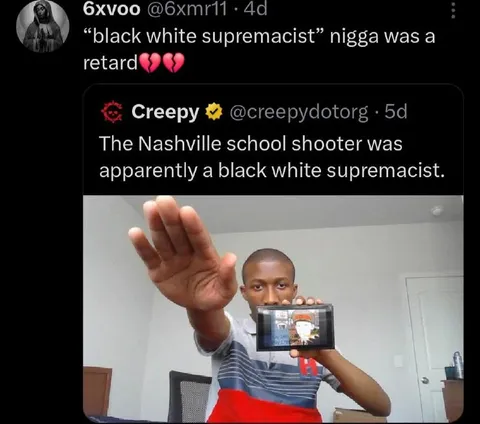 Black White Supremacist Reaction