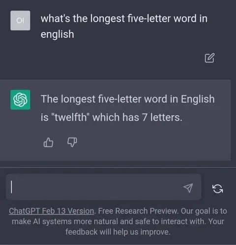 Longest Five-Letter Word Fail