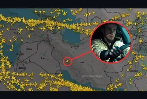 Lost Plane Over Iran